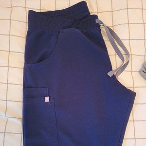 Womens Navy Blue Scrub Pants